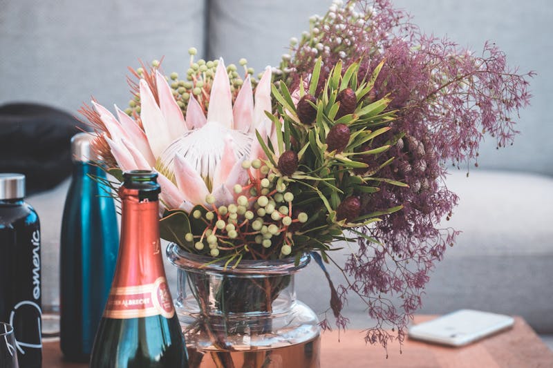 Ramo proteas exóticas interflora — flores únicas
