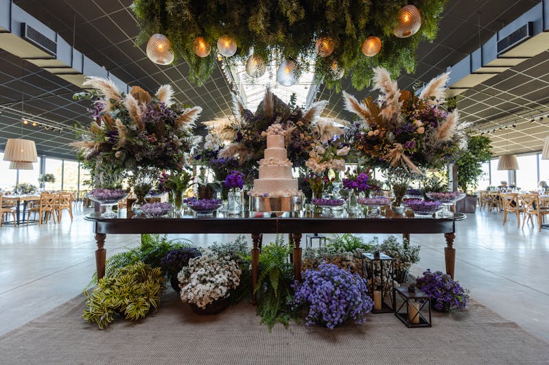 Centro de mesa flores interflora — decoración boda eventos